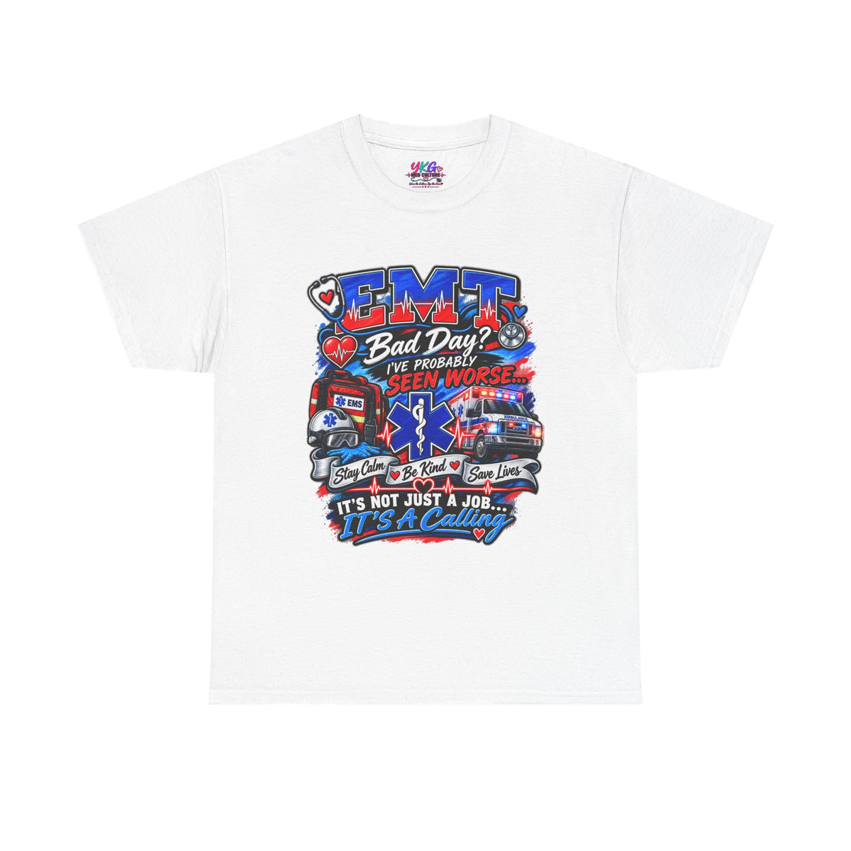 EMT Rescue Tee - "Bad Day? I've Probably Seen Worse" Paramedic Shirt