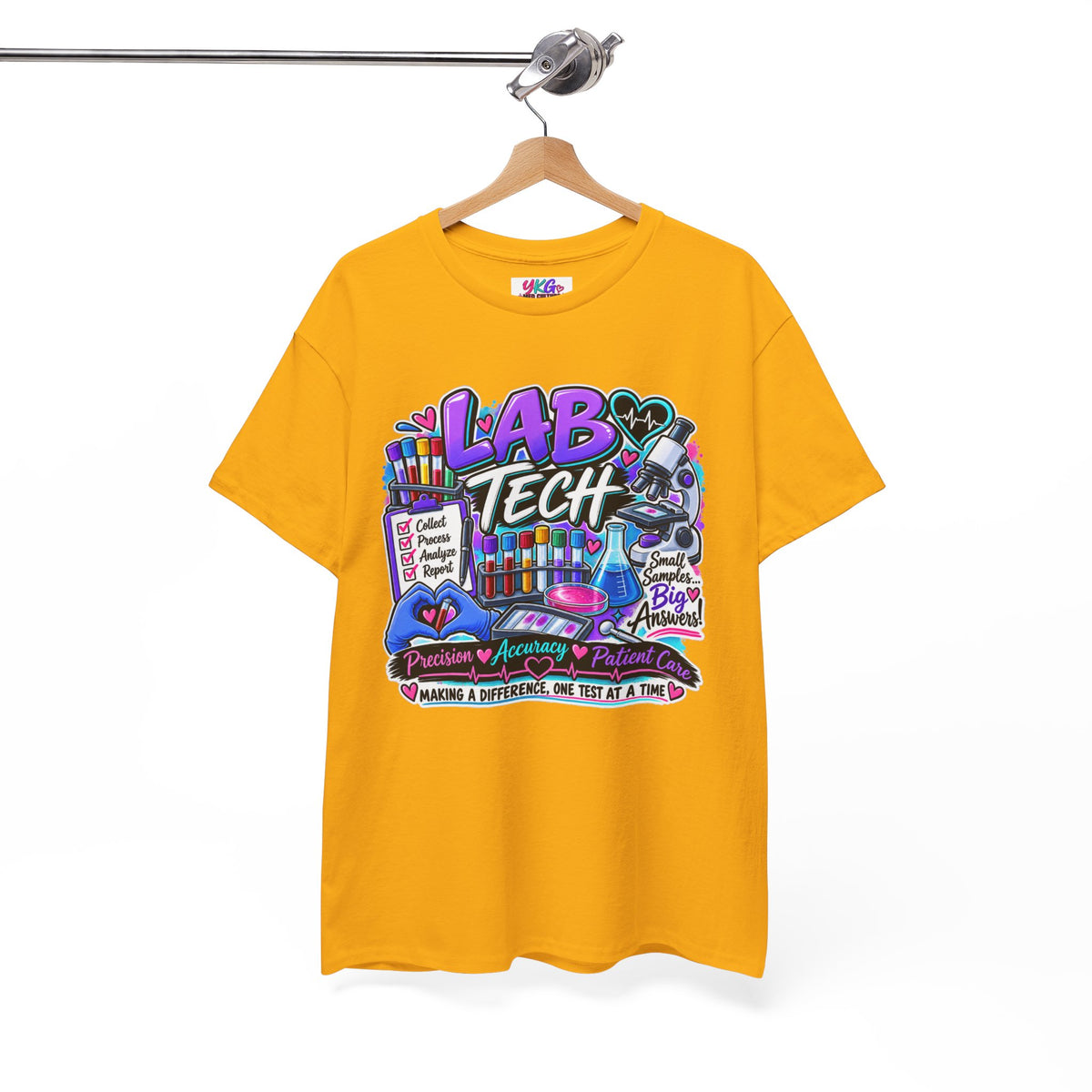 Lab Tech Graphic Tee — Funny Laboratory Technician Shirt