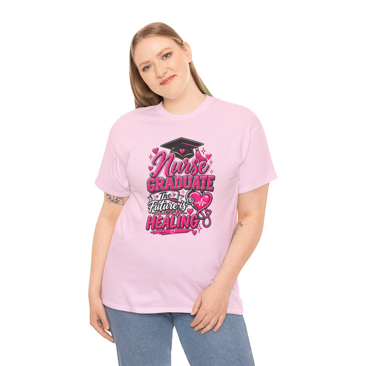Nurse Graduate Tee – “The Future’s Healing” Graduation Nurse Shirt