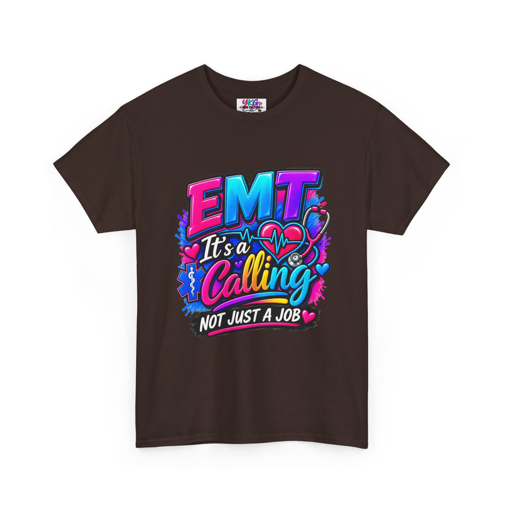 EMT T-Shirt — “It’s a Calling, Not Just a Job” Colorful EMS Tee