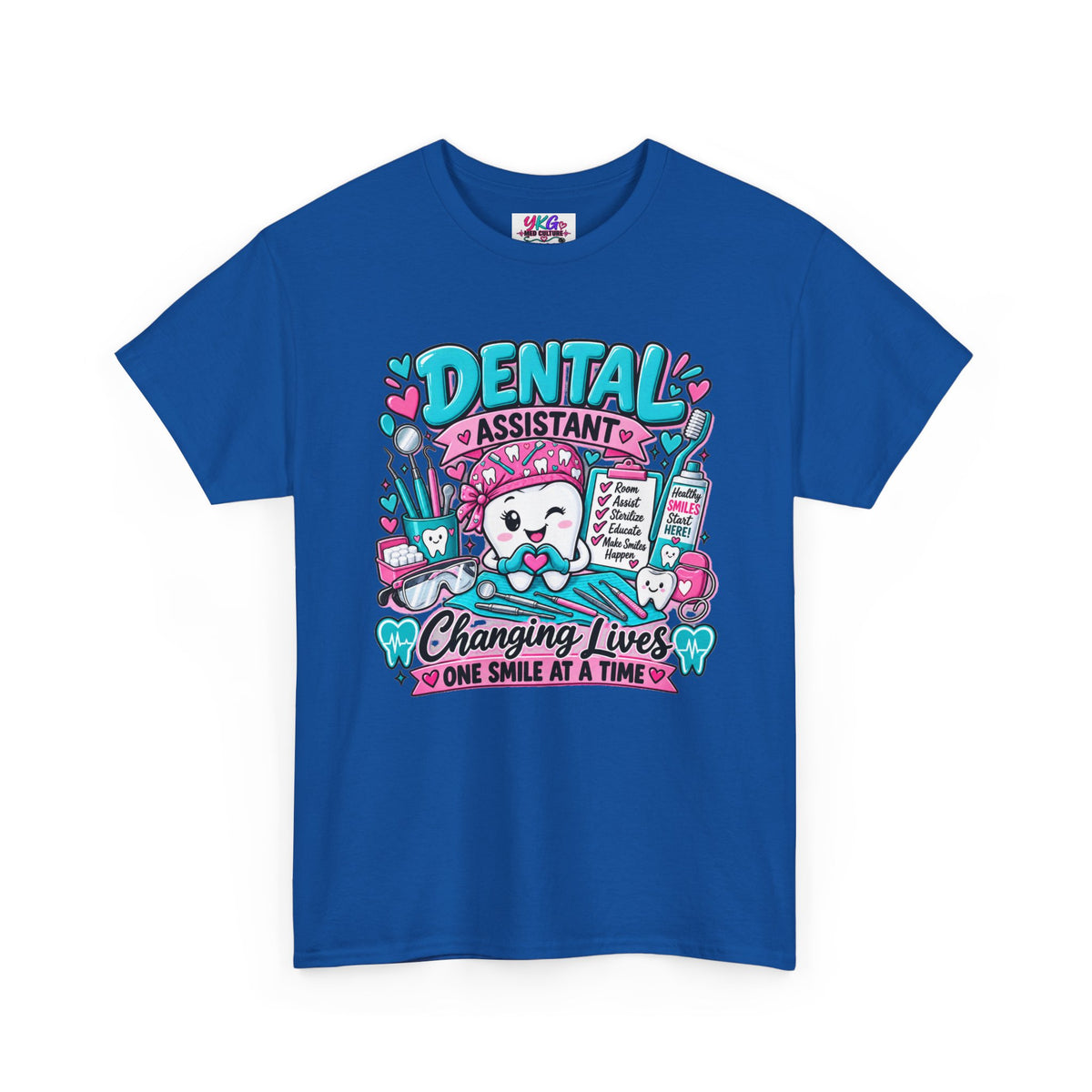 Dental Assistant T-Shirt — "Changing Lives One Smile at a Time"