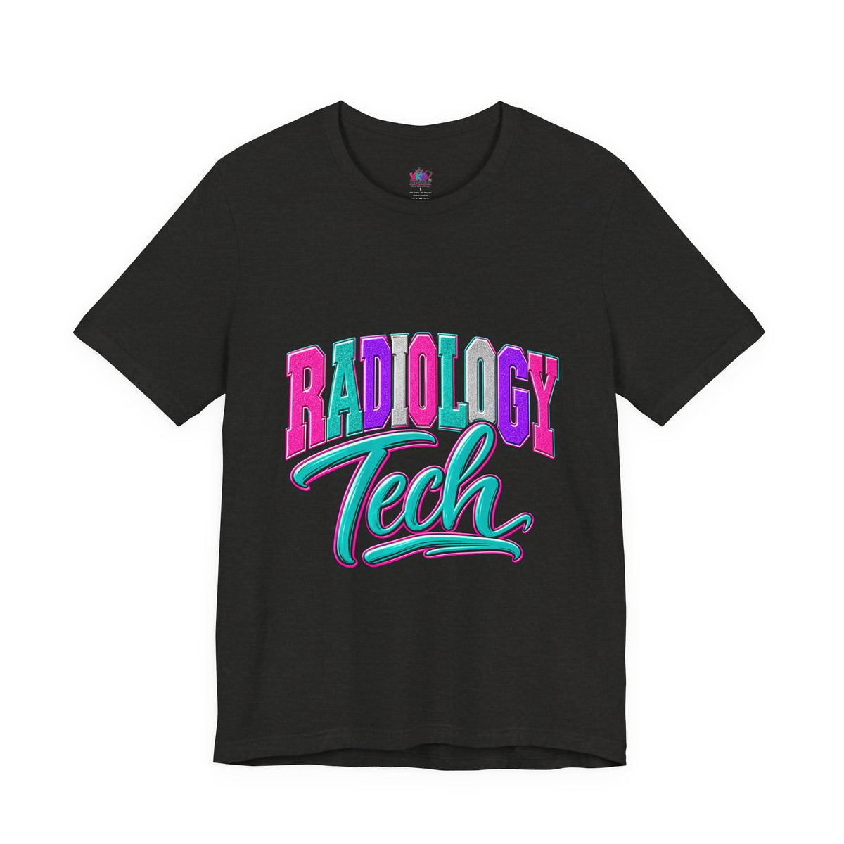 Radiology Tech T‑Shirt — Retro Neon Radiologic Technologist Tee