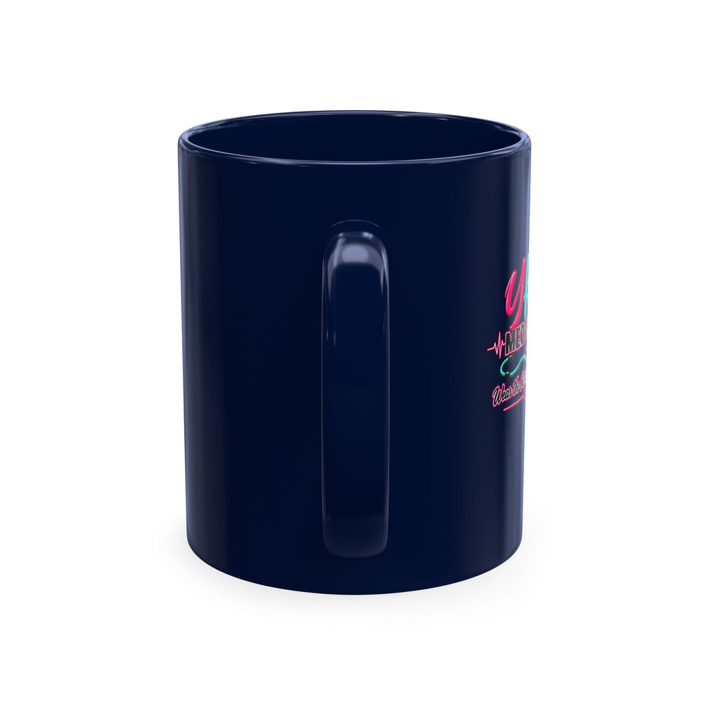 Grateful Thankful Blessed Nurse Mug — Floral Stethoscope Ceramic Coffee Cup