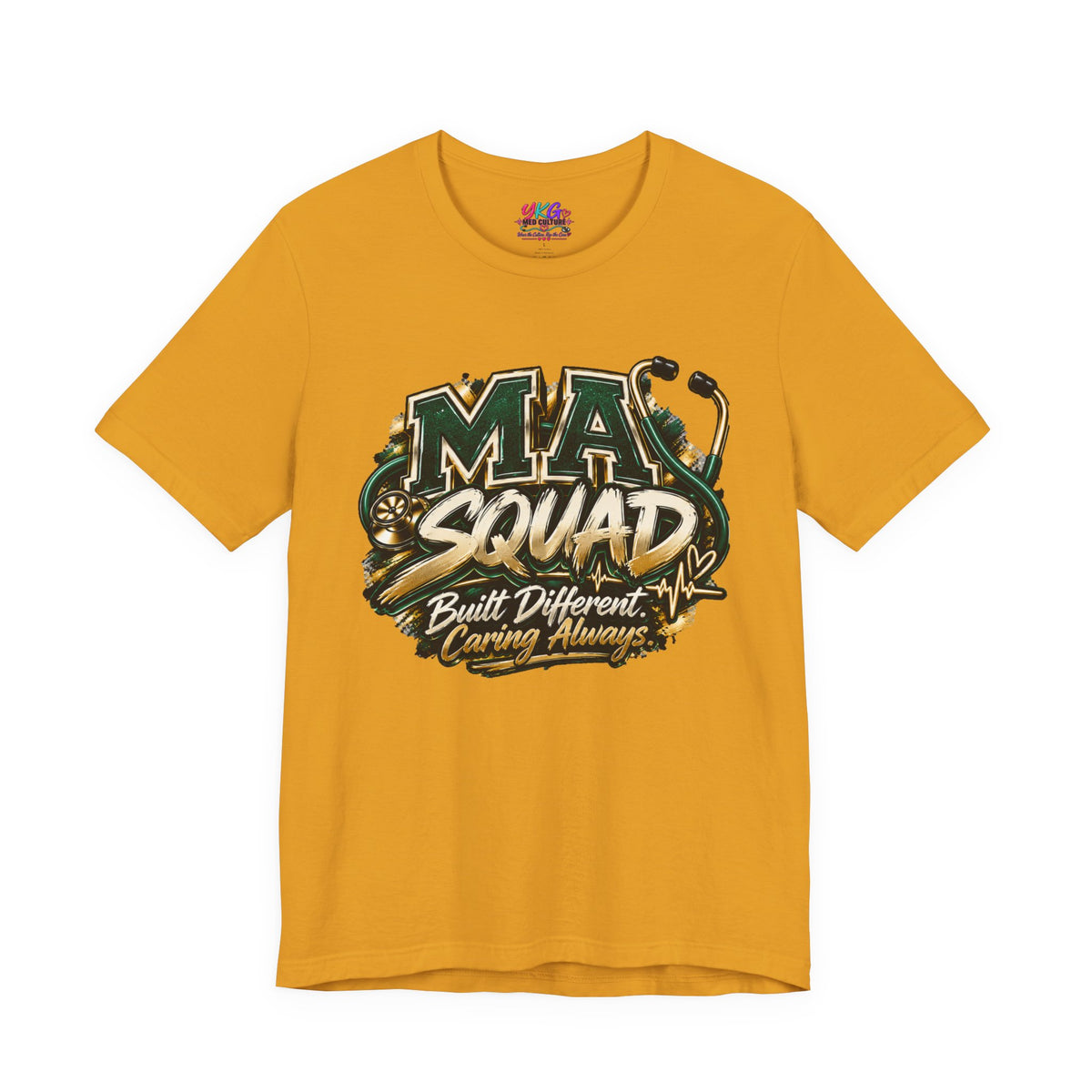 MA Squad 'Built Different' T‑Shirt — Thank You For Showing Up Graphic Tee