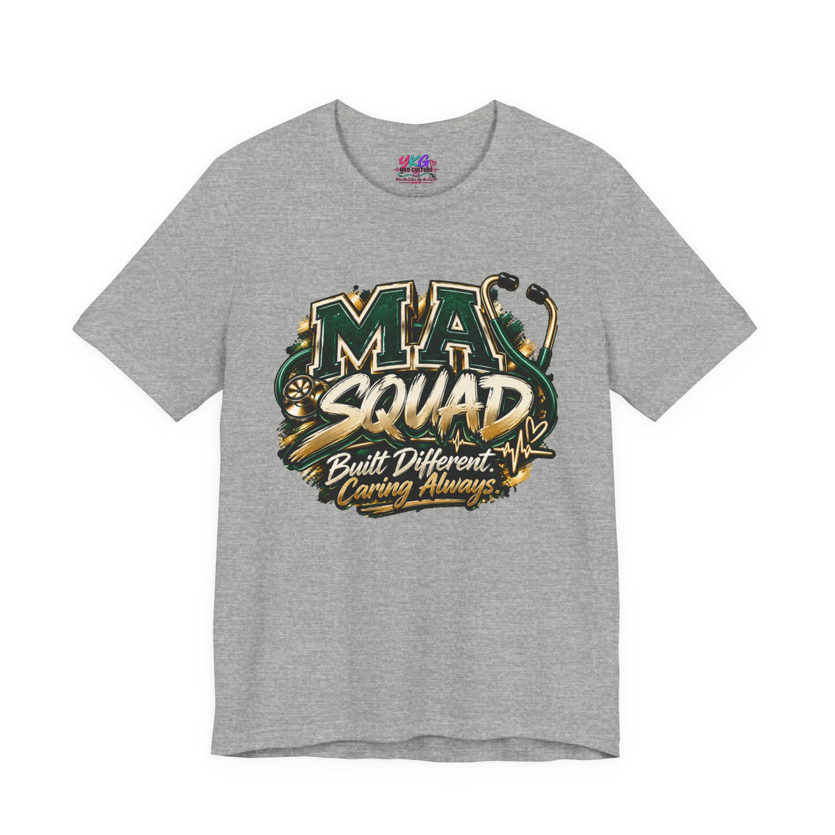 MA Squad 'Built Different' T‑Shirt — Thank You For Showing Up Graphic Tee