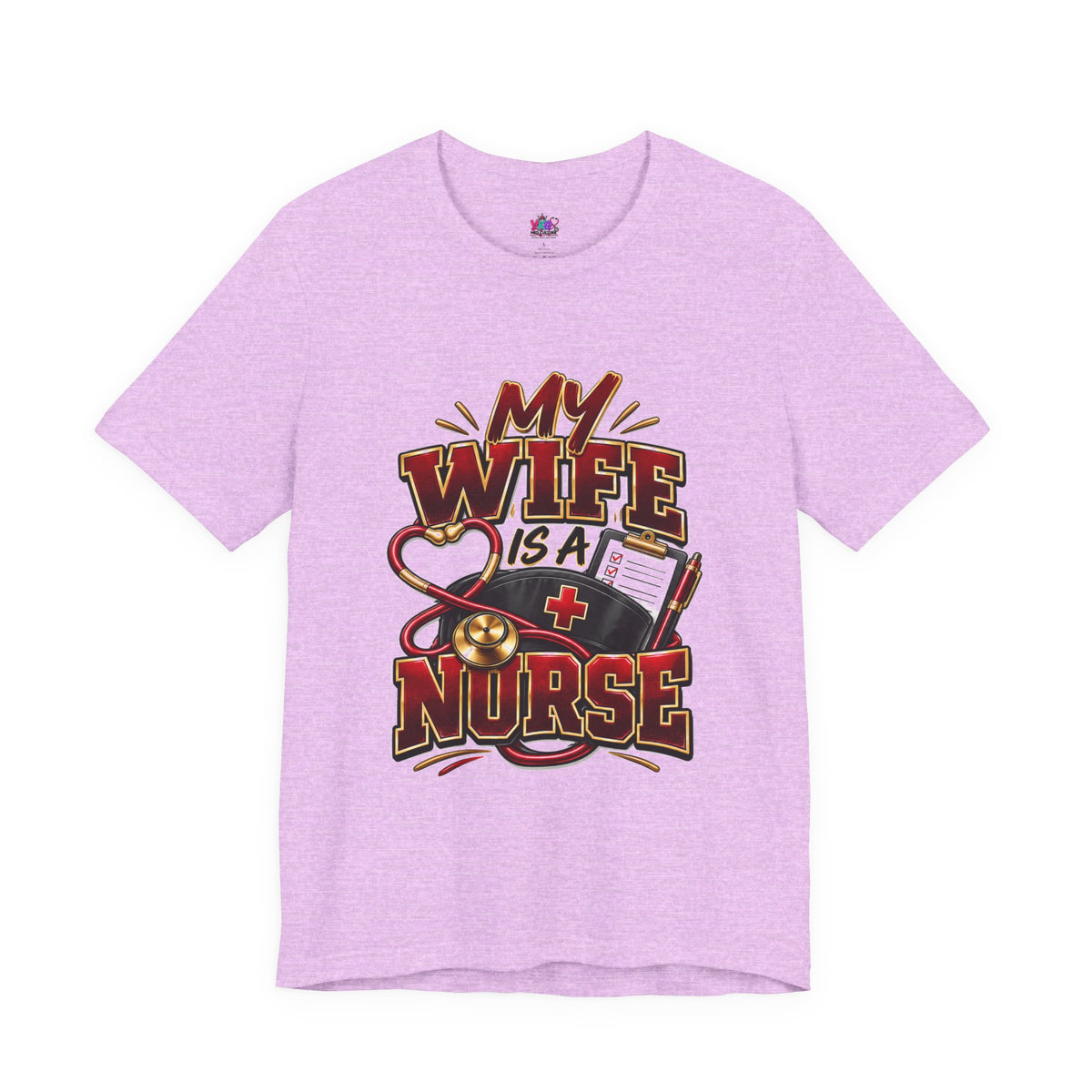My Wife Is A Nurse T-Shirt – 'I Haven't Googled A Symptom In Years' Graphic Tee