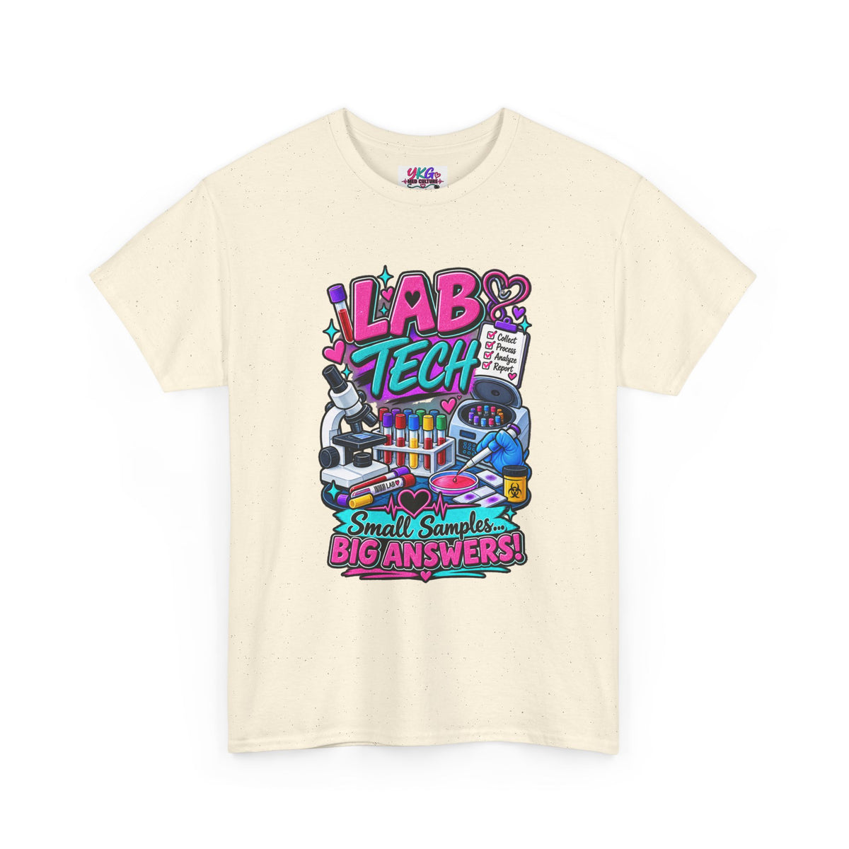Lab Tech T-Shirt — “Lab Tech: Small Samples, Big Answers” Graphic Tee