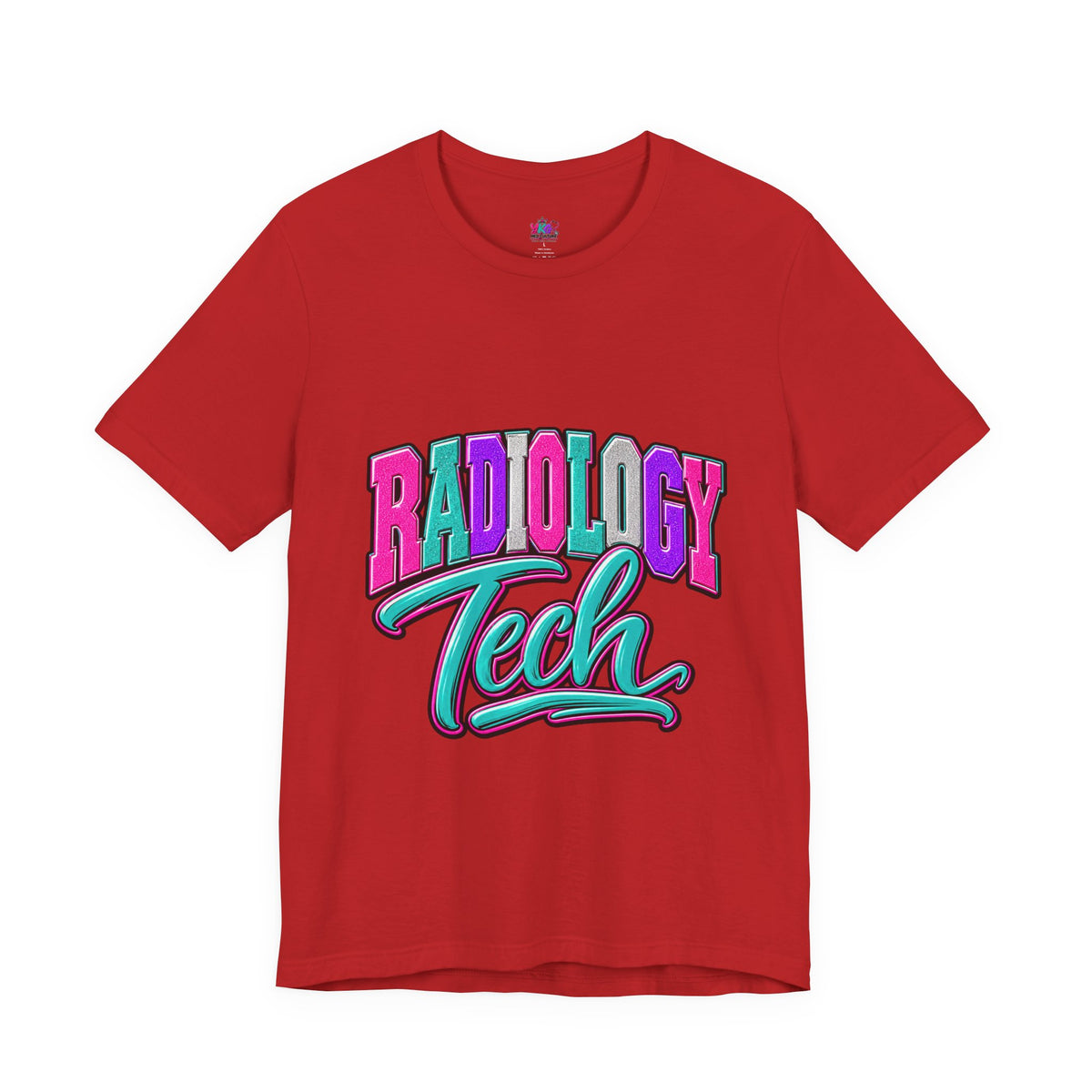 Radiology Tech T‑Shirt — Retro Neon Radiologic Technologist Tee