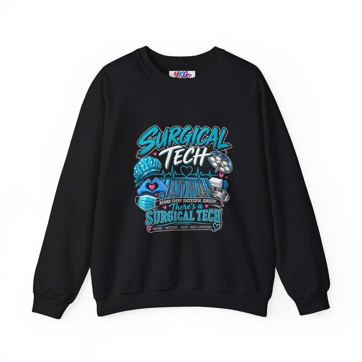 Surgical Tech Crewneck Sweatshirt – Proud Surgical Technician Graphic Sweater