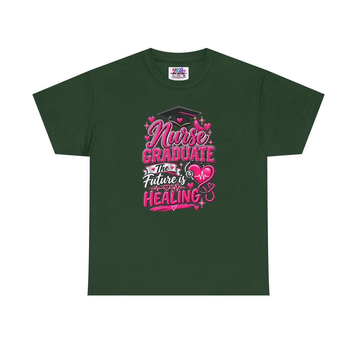 Nurse Graduate Tee – “The Future’s Healing” Graduation Nurse Shirt