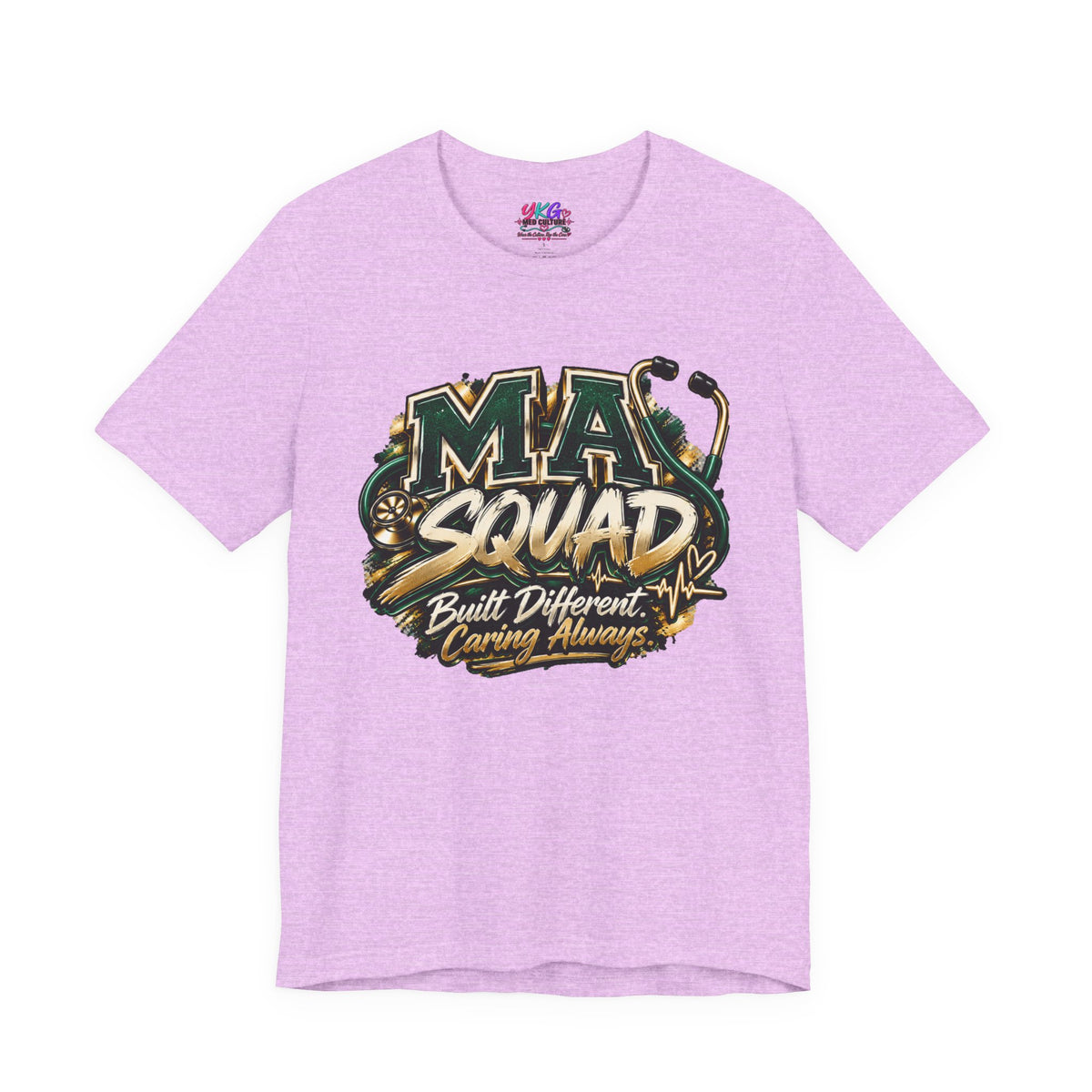 MA Squad 'Built Different' T‑Shirt — Thank You For Showing Up Graphic Tee