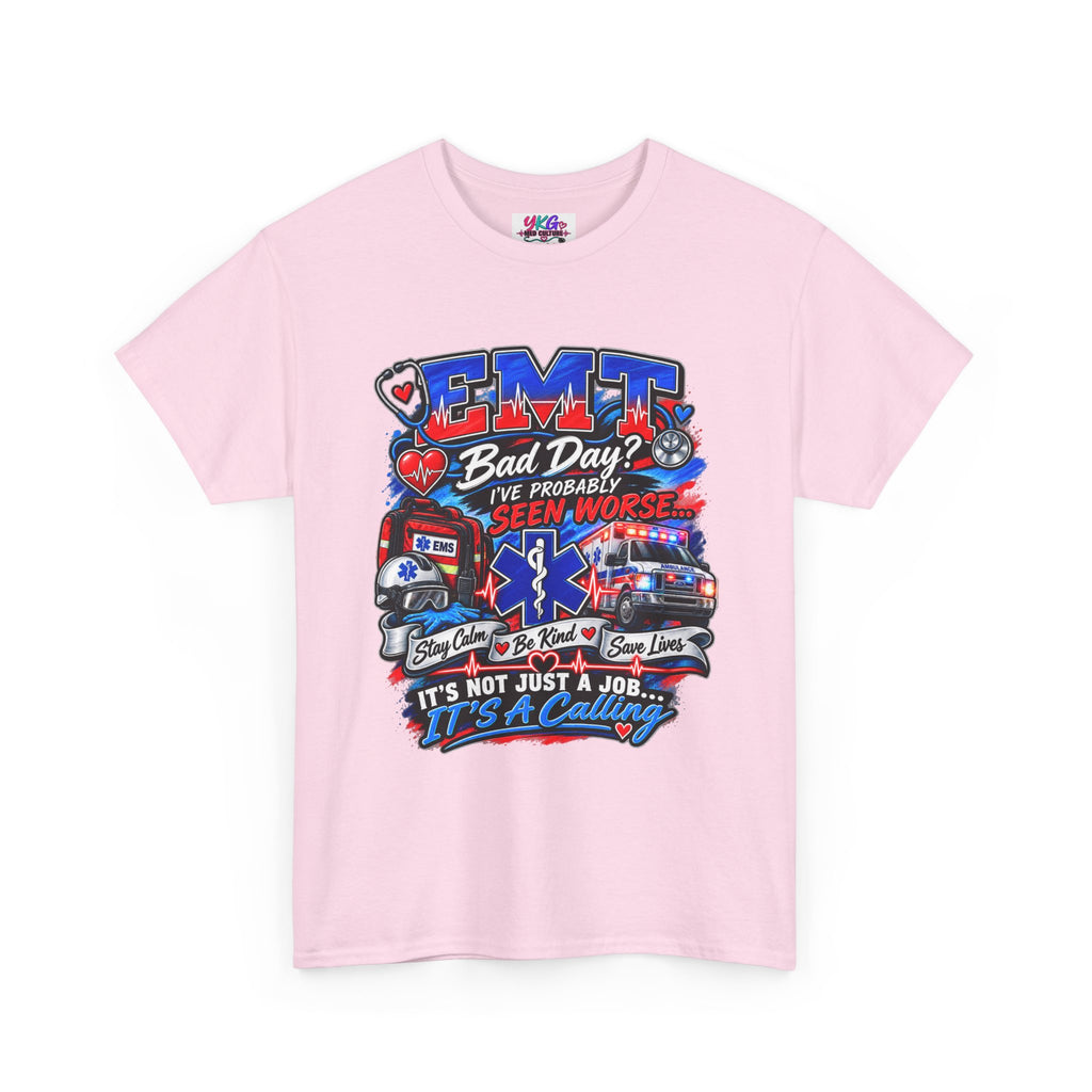 EMT Rescue Tee - "Bad Day? I've Probably Seen Worse" Paramedic Shirt