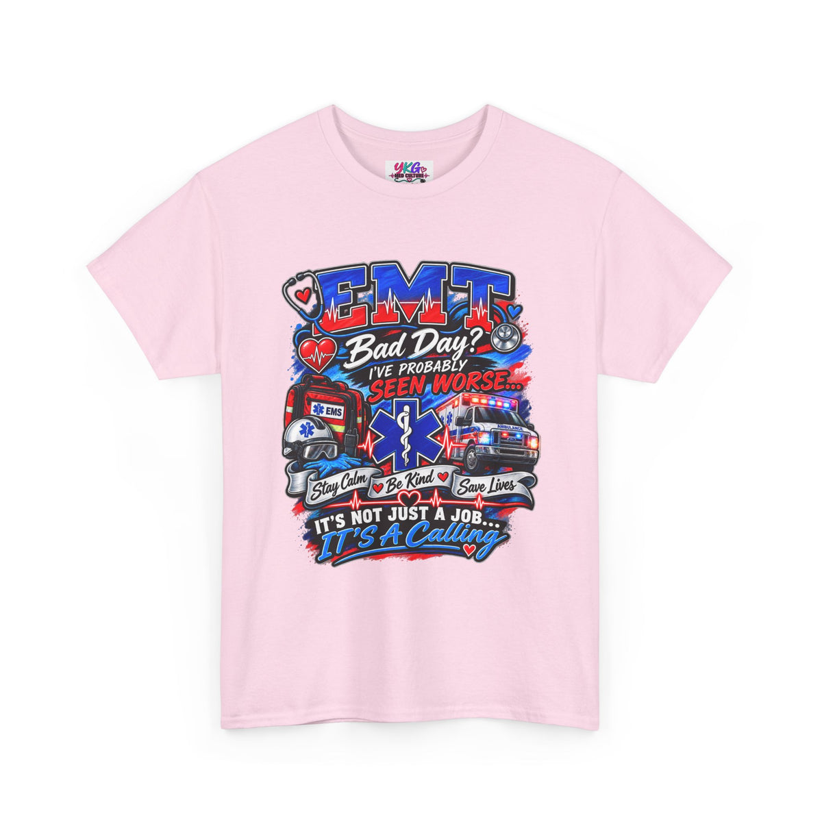 EMT Rescue Tee - "Bad Day? I've Probably Seen Worse" Paramedic Shirt