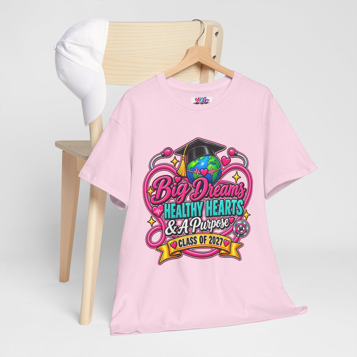 Graduation Tee - "Big Dreams, Healthy Hearts & A Purpose" Class of 2027
