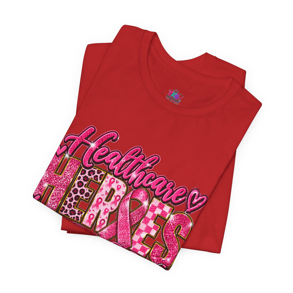 Breast Cancer Awareness Healthcare Heroes Tee — "Together We Fight" Pink Ribbon Shirt
