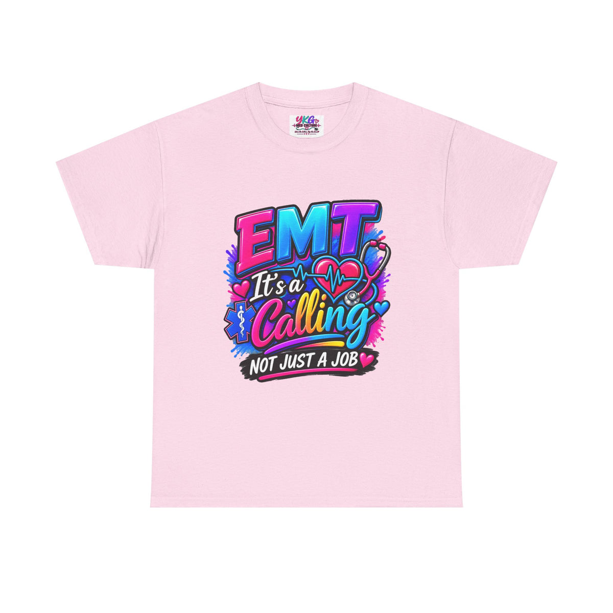 EMT T-Shirt — “It’s a Calling, Not Just a Job” Colorful EMS Tee