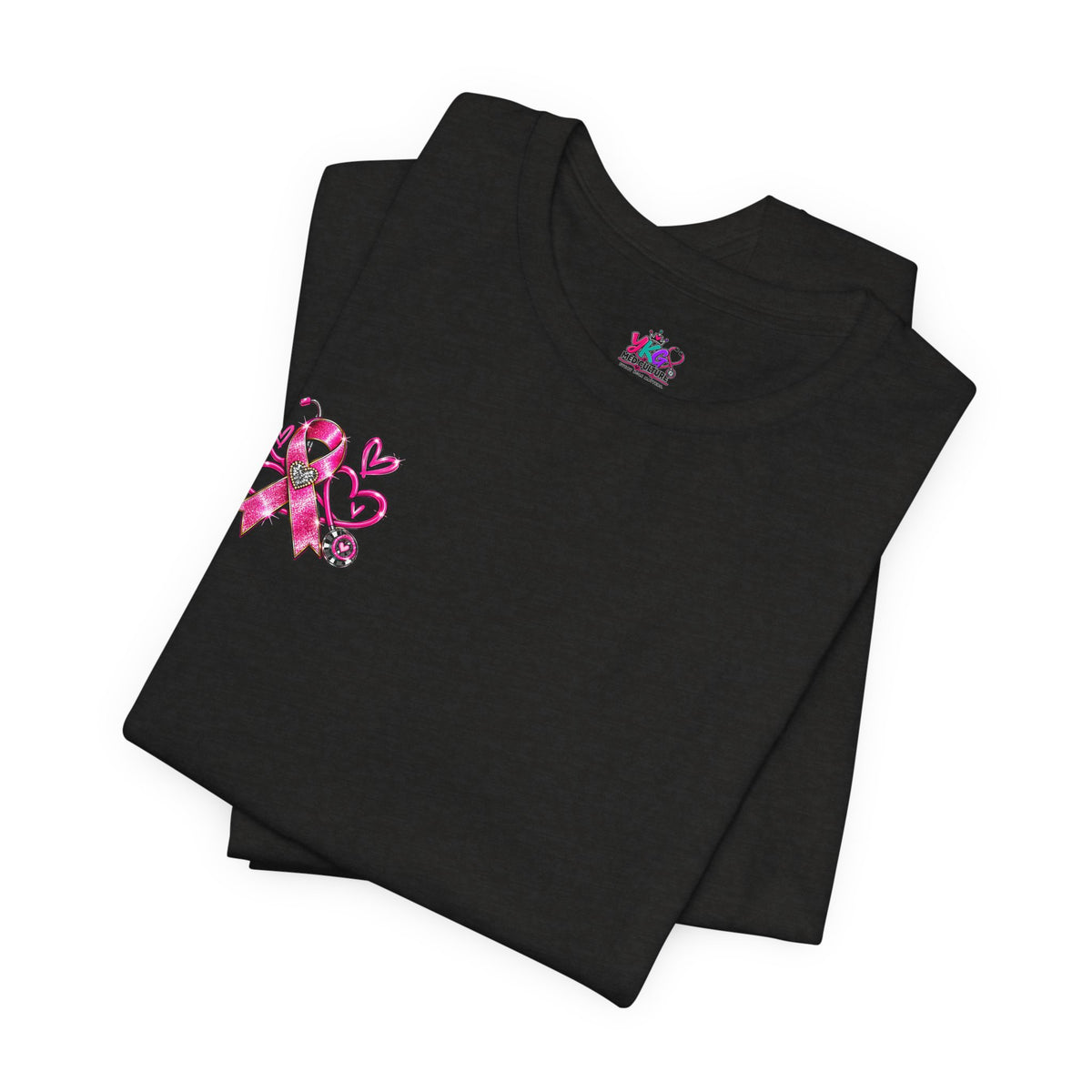 Hope Looks Good On Healthcare Workers T-Shirt — Breast Cancer Awareness Healthcare Tee