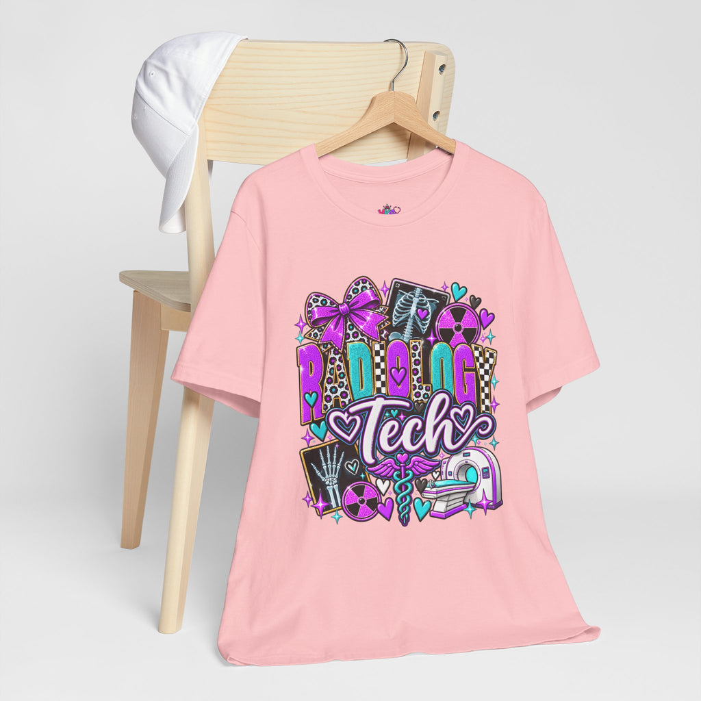 Radiologic Tech Graphic Tee — Cute X-Ray & Hearts Radiology Shirt