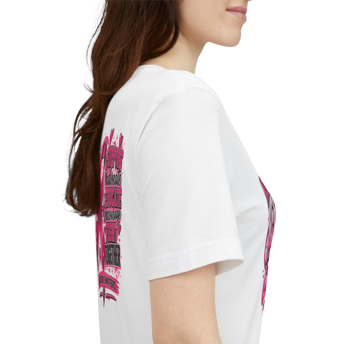 Breast Cancer Awareness Tee — "Healthcare Heroes Wear Pink" Support Ribbon Shirt