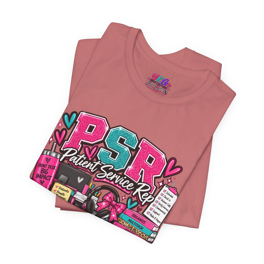 Patient Service Rep T‑Shirt — "More Than a Front Desk" Medical Receptionist Tee