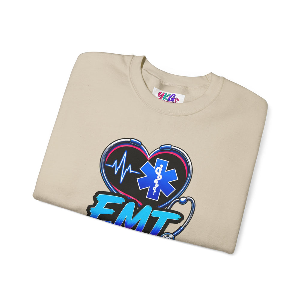EMT Crewneck Sweatshirt — "Trained • Prepared • Ready to Respond" Paramedic Pullover