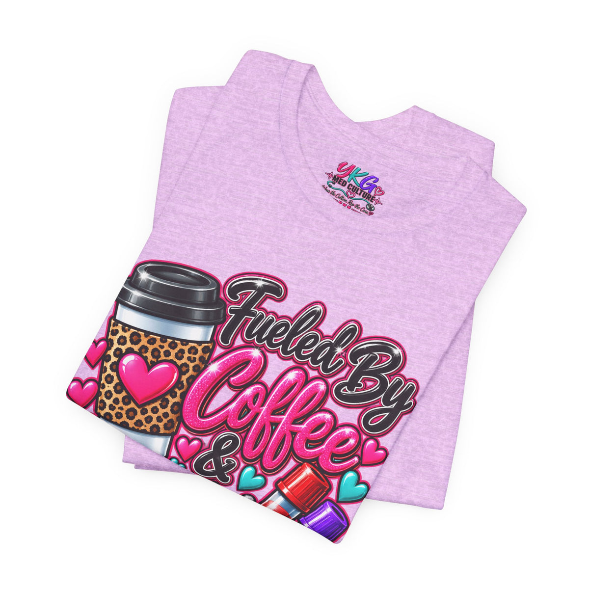 Coffee & Successful Sticks T-Shirt — Fueled by Coffee Lipstick Nurse Gift