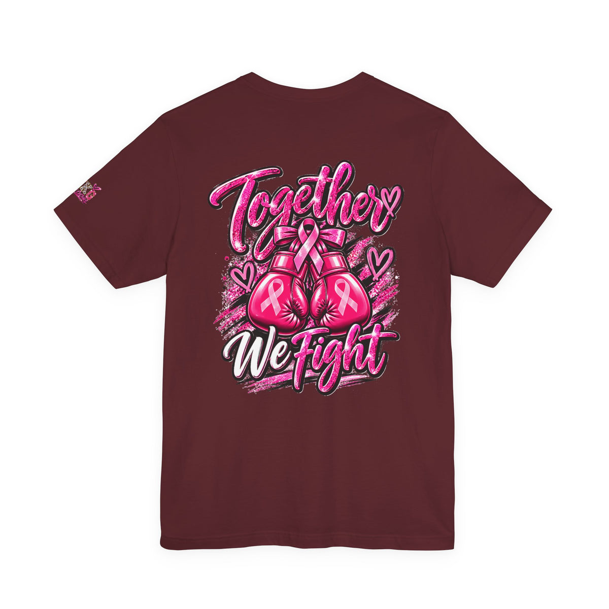 Breast Cancer Awareness Healthcare Heroes Tee — "Together We Fight" Pink Ribbon Shirt
