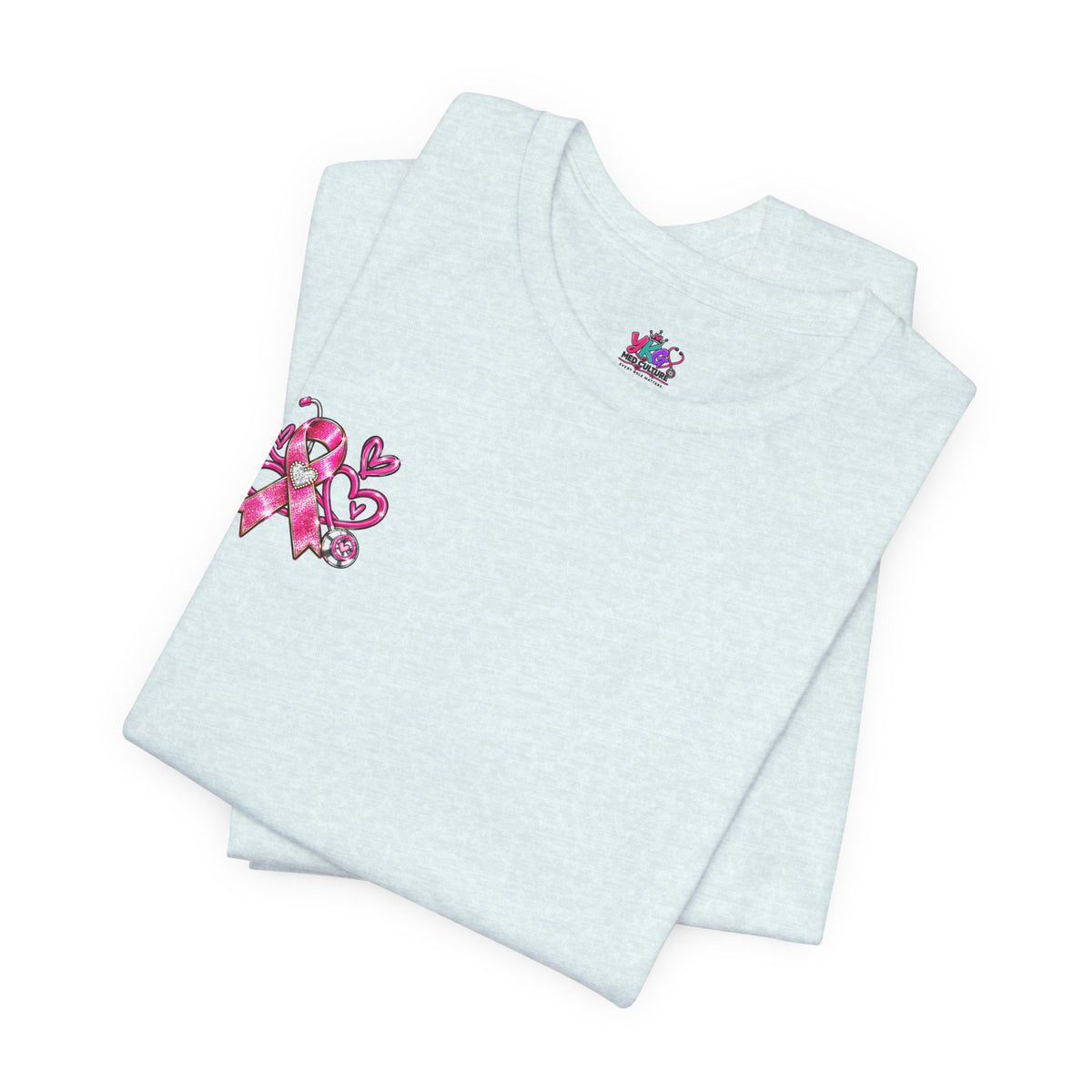 Hope Looks Good On Healthcare Workers T-Shirt — Breast Cancer Awareness Healthcare Tee